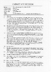 Cabinet Key Decision